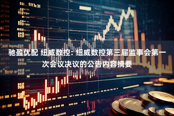 驰盈优配 纽威数控: 纽威数控第三届监事会第一次会议决议的公告内容摘要